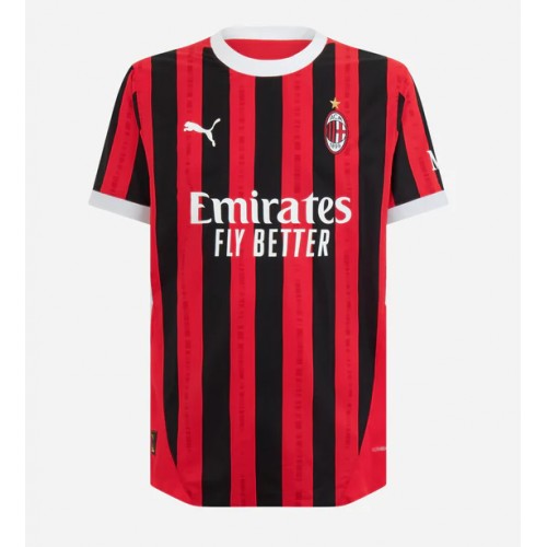 Fotbalové Dres AC Milan Domácí 2024-25 Krátký Rukáv